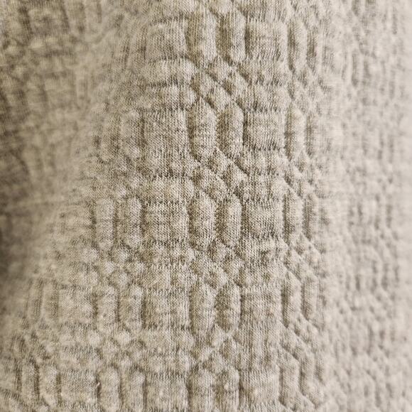 ROZ & ALI Gray Quilted Long Blazer, Size Large - Picture 6 of 13